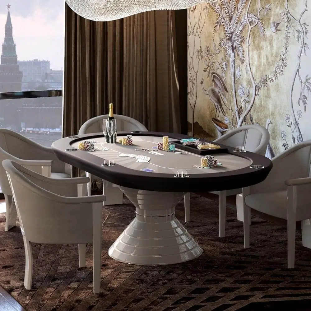 Mesa de poker italiana premium